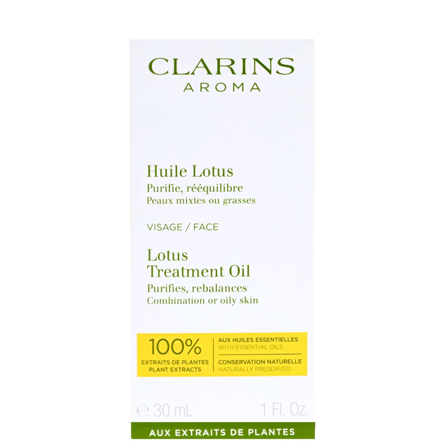 Clarins Face Treatment Oil Lotus Oily/Combination Skin 30ml / 1 fl.oz. - Additional 1