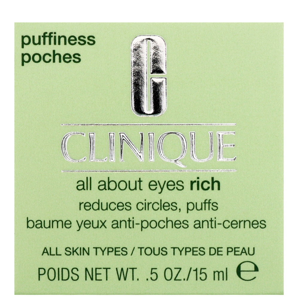 Clinique  All About Eyes Rich Reduces Circles, Puffs 15ml / 0.5 fl.oz. - Additional 1