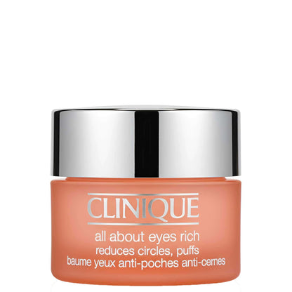 Clinique Eye & Lip Care All About Eyes Rich Reduces Circles, Puffs 15ml / 0.5 fl.oz.