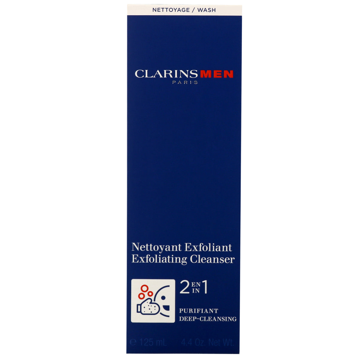 Clarins Men Exfoliating Cleanser 2 in 1 Deep Cleansing 125ml / 4.4 oz. - Additional 2
