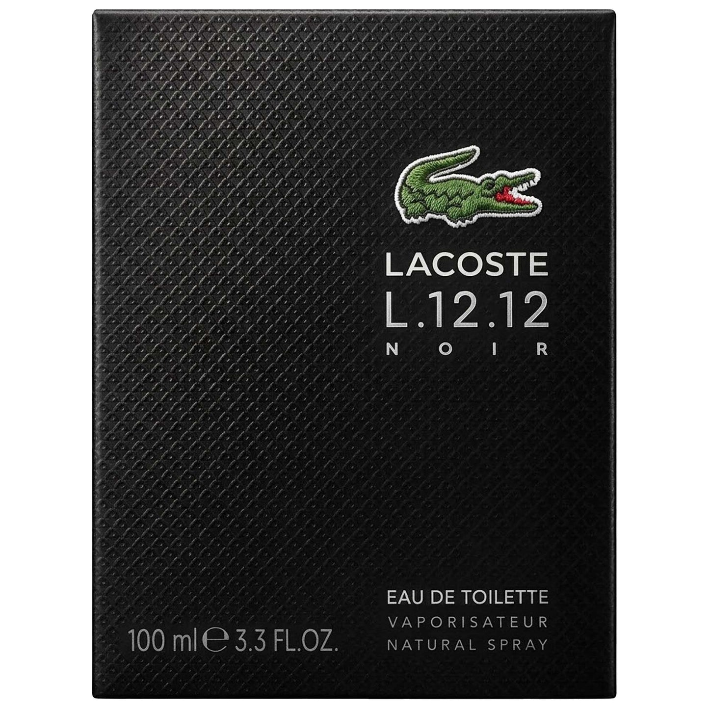 Lacoste L.12.12 Noir Pour Lui Eau de Toilette Spray 100ml - Additional 1